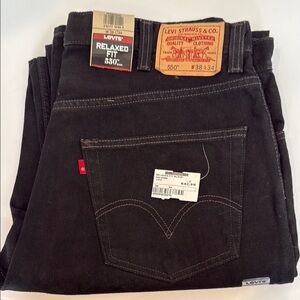 Levi's Men's Black Relaxed Fit Jeans NWT